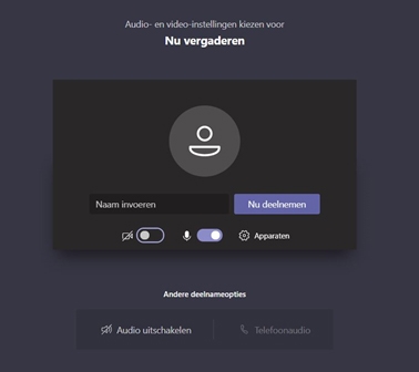 vergaderen