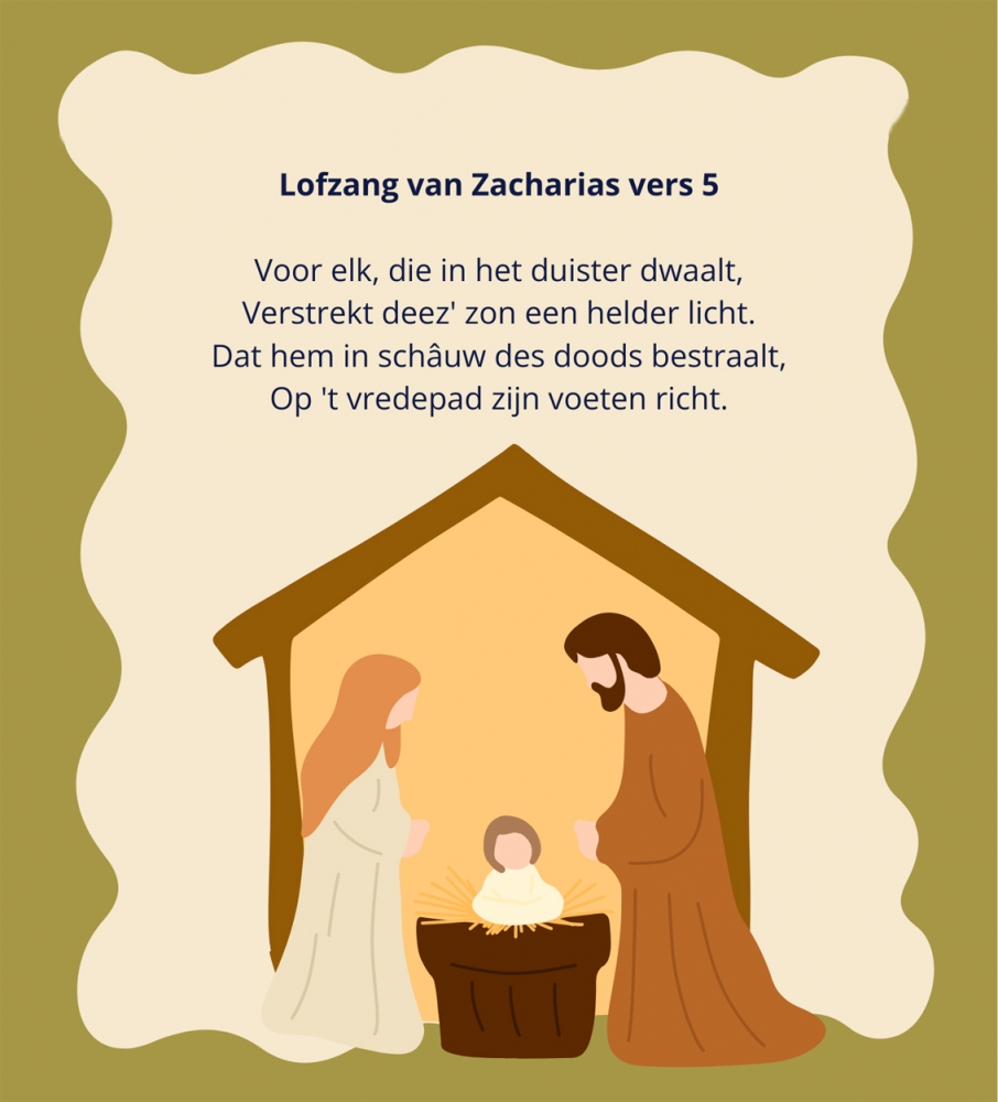 Lofzang van zacharias vers 5